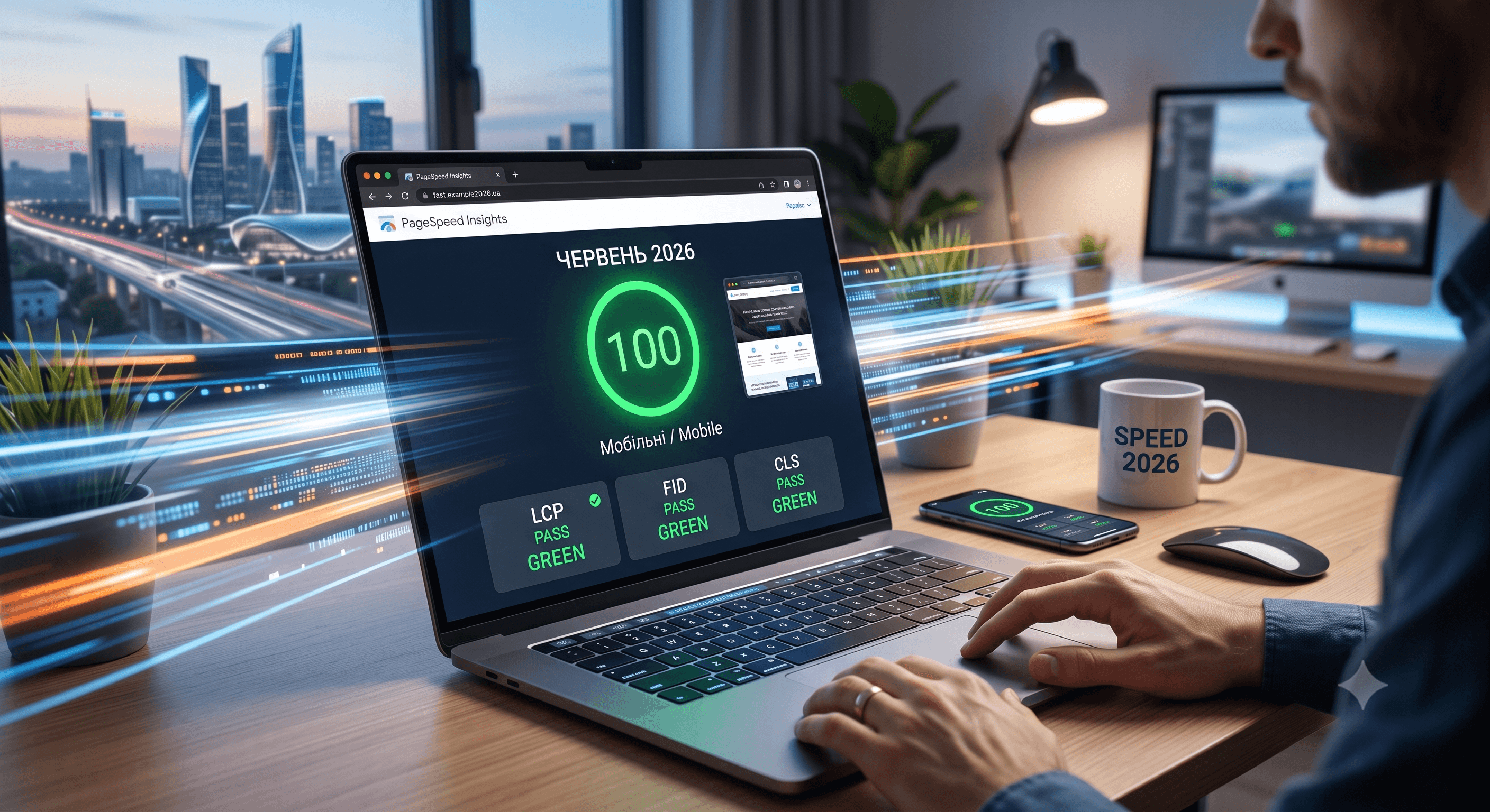 Швидкість сайту: Як досягти 100/100 у PageSpeed Insights у 2026 році