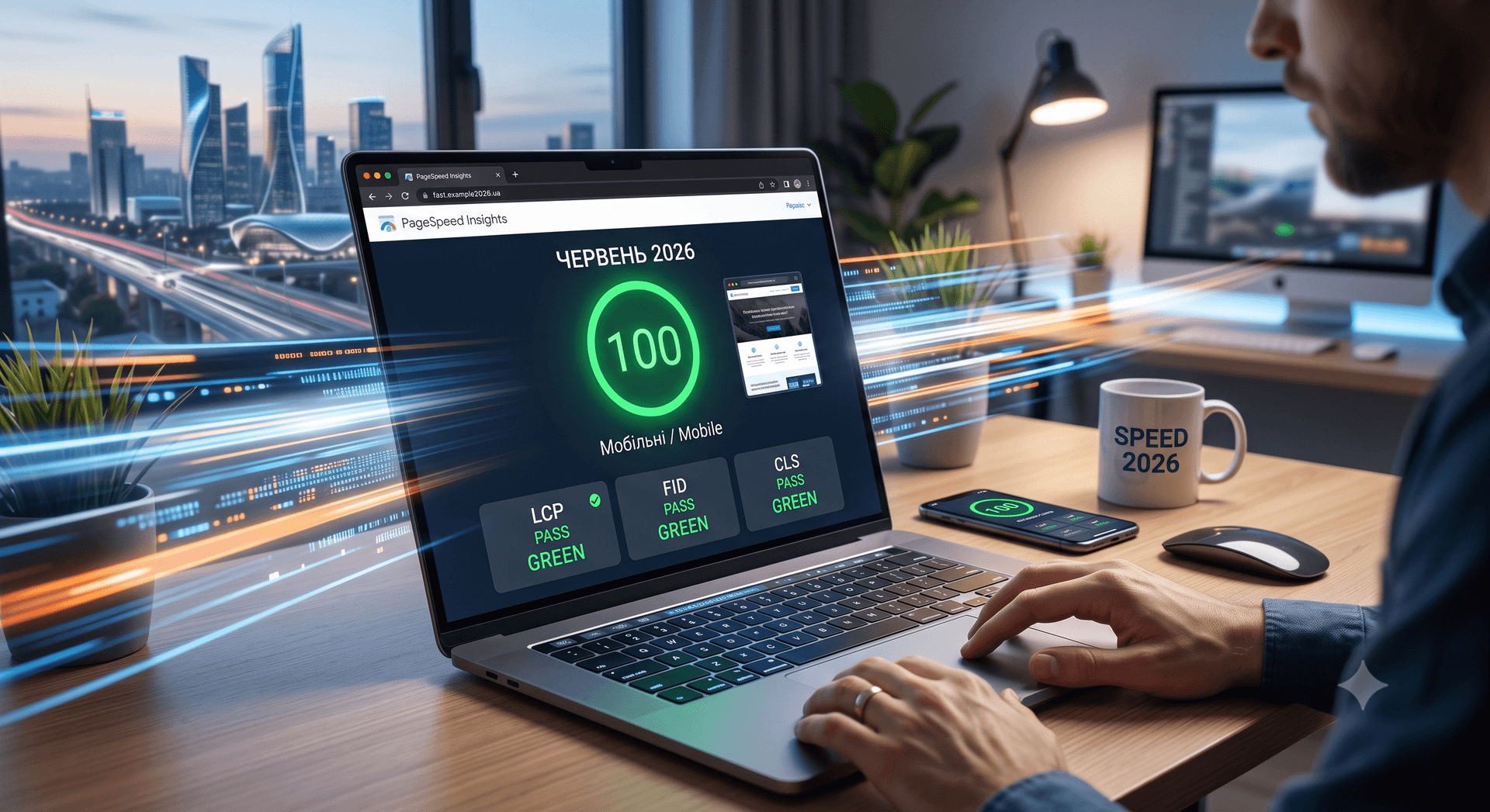 Швидкість сайту: Як досягти 100/100 у PageSpeed Insights у 2026 році